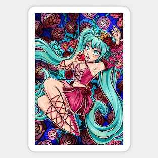 Vintage Dress Miku Magnet